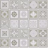 Graue Fliesen Möbel Aufkleber 45×500cm Wandbezug Stick auf Tapete Verpackung Papier selbst klebende Dekorationen Vinyl Wrap Papier grau Tapete Sticky zurück Kunststoff Workbench Dresser Countertop