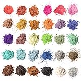 MENNYO Epoxidharz Farbe, Mica Pulver Glitter Seifenfarbe Set Pigment 30 Farben (5g, insgesamt 150 g) für Kunstharz Gießharz, Seife, Badebombe, Kerze, kosmetischer, Lidschatten, Nagellack, S