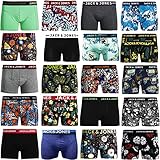 JACK & JONES Boxershorts 4er Pack Mix Trunks Boxer Short Unterhose , 4er Mix-Pack, XX-Larg