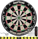 Viper by GLD Products Unisex-Erwachsene Shot King Dartscheiben-Set mit Stahlspitze, schwarz, 17.75