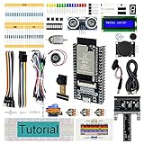 Freenove Super Starter Kit for ESP32-WROVER (Contained) (Compatible with Arduino IDE), Onboard Camera Wi-Fi Bluetooth, C Python, 495-Page Detailed Tutorials, 172 Items, 43 Proj
