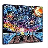 Kinder Bild Leinwand,Farb Poster Für Poster Jungen Schlafzimmer Kinder Klassenzimmer Wanddeko,ohne Rahmen,20×20CM (40x40cm)