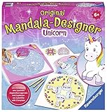 Ravensburger Mandala Designer Unicorn 29703, Zeichnen lernen für Kinder ab 6 Jahren, Kreatives Zeichen-Set mit Mandala-Schablonen für farbenfrohe M