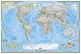 World Classic, Poster Size, Tubed: Wall Maps World (National Geographic Reference Map)