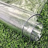 Runde transparente Tischauflagen durchsichtige Kunststoff-Tischdecken-Schutz PVC-Tischdecken-Abdeckung, hitzebeständig für Küche Esszimmer Hartboden verzieren,120