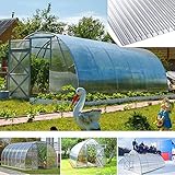 gazebiprofessionali.com Gewächshaus Tunnel 3 x 8 m Polycarbonat 6 mm Prime Plus von Serrashop, modulares Gewächshaus, für Garten,