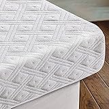 CottonHouse 7.5cm Gelschaum Topper 120 x 200 cm Matratzentopper , 100% Reine Gel Memory Topper für Bett Boxspringbett Schlafsofa, Bezug waschb