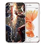 Handyhülle Helden Avengers Marvel kompatibel für iPhone 5 / 5s Iron Man VS Captain America Schutz Hülle Case Bumper transparent rund um Schutz Cartoon M9