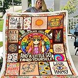 Kuscheldecken Personifizieren Für Familie Buchstabe Wohndecken 150x200 Dicke kuscheldecke Winter warm Briefdecke sofadecken Flauschige Flanell Bettdecke Schlafdecke Blanket für Erw