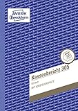 AVERY Zweckform 305 Kassenbericht (A5, mikroperforiert, von Rechtsexperten geprüft, für Deutschland und Österreich zur ordnungsgemäßen, kostengünstigen Buchführung, 50 Blatt) weiß