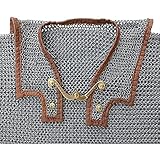 RATAN HANDICRAFT Römische Lorica Hamata 9mm Kettennetz | flach genietete Kettenhaube | Mittelalter Kettennetz Hamata, natur, XX-Larg