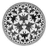 Berkin Arts M.C. Escher Giclée Leinwand Prints Gemälde Poster Reproduktion(Engel & Dämonen 1)
