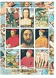 Briefmarken für Sammler – Raphael Italienische Malerkunst Porträt-Stempel / Guinee / 1998