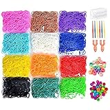 CIVONIA 5200Pcs Loom Gummibänder Armband Machen Kit für Mädchen Jungen DIY Handicraft Geschenk Schulprojek
