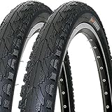 KENDA 2 x Fahrradreifen K935 K-Shield Pannensicher 28 Zoll 28 x1 3/8 x1 5/8 37-622 700x35C schwarz. inklusive BDCP Reifenheber 3er Set schw