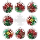 THE TWIDDLERS 48 Durchsichtige Weihnachtskugeln zum Befüllen - 6