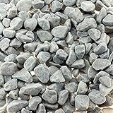 hibuy Dekosteine/Ziersplitt - Ø 1-1,2 cm - grau - 1 kg - Streudeko, Tischdekoration für Haus & G