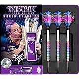 RED DRAGON Peter Wright Snakebite 1 Profi Dartpfeile Tungsten Darts Set mit Flights und S