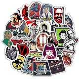 50 Stück Klassische Filmaufkleber für Laptop Gepäck Kunst Malerei töten Rechnung Zellstoff Fiktion Poster Aufkleber Skateboard wasserdichtes Wasser F