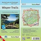 Wisper Trails: Premiumwandern im Wispertaunus (NaturNavi Wanderkarte mit Radwegen 1:25 000)