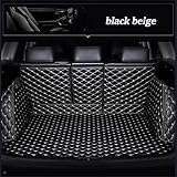 Kofferraummatte Kofferraumwanne für Mercedes Benz CLA AMG 2013-2019 Kofferraumschutz Autozubehör, Schwarz Beig