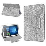 UC-Express Filz Hülle für XIDO Z90 9.6 Zoll Tablet aus Filz praktischer Standfunktion Schutztasche Stand Tasche Cover Case, Farbe:Hell G