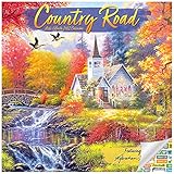 Country Road Kalender 2022 – Deluxe 2022 Country Road Mini Kalender Bundle mit über 100 Kalenderaufklebern (Abraham Hunter Geschenke, Bürobedarf)