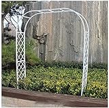 Rosenbogen Torbogen Rankhilfe Spalier Rosen Bogen Gartenbogen Einfach zusammenzubauen, Gartentorbogen Rosen Reben Pflanzen Klettern, Hochzeit Laube Party Dekoration Rasen Hinterhof Garten Pergola,Schw