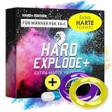 *NEU* Original HardExplode - Die natürliche Alternative mit der einzigartigen HE+ Formel I NEUTRALE LIEFERVERPACKUNG I 4 Hochdosierte Inhaltsstoffe (+ gratis Ring)