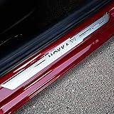 Für VAUXHALL Opel Mokka X 2018–2021 Zubehör Stahl-Türschwellen-Schutzleiste, 4 Stück mit Logo YGAODWQ