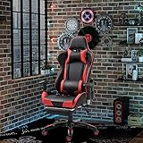 Gaming Stuhl Büro Chesterfield Sport Racing Stuhl Drehbarer Ergonomischer Executive Bequem Und W