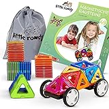 little rowdy® magnetische Bausteine Starter-Set 49 Teile - Magnetspielzeug ab 3 Jahre für Jungen und Mädchen - Geschenk fü