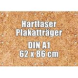 McPoster-Profi Hartfaserplatten DIN A1-620 x 860 x 3,0 mm (Profi, Gebohrt, 10 Stück)