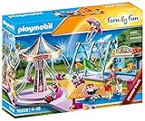 PLAYMOBIL Family Fun 70558 Großer Vergnügungspark, Inkl. Lichteffekt, Für Kinder von 4 - 10 J