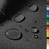 1buy3 'Discovery Wasserdichter Polyester Stoff | 3040 mm Wassersäule | Farbe 19 | Schwarz | Polyester Stoff 160cm breit Meterware wasserdicht Outdoor ex