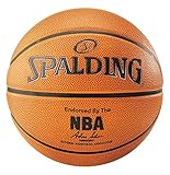 Spalding NBA Platinum Ball Basketball, orange, 7