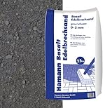 Hamann Mercatus GmbH Basalt Edelbrechsand Anthrazit 25 kg Sack - Zur dekorativen Gartengestaltung