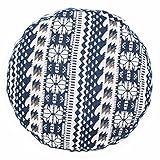 #DoYourYoga rundes Yogabolster - waschbarer Bezug aus 100% Baumwolle, Bio-Dinkelschalen (KBA) Füllung, 30 x 15 cm, Yoga Kissen für Yin Yoga & Meditation - Stlye (1)