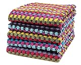 ZOLLNER 5er Set Geschirrtücher, 100% Baumwolle, 400g/qm, 45x90 cm, Öko-Tex, b