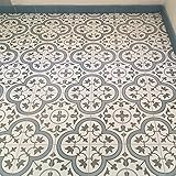 1m² Zementfliesen Kajal blau g