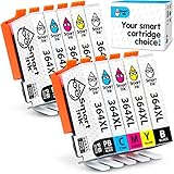 Smart Ink Kompatible Druckerpatronen als Ersatz für HP 364 XL 364XL 10 Multipack (2PBK &2BK/C/M/Y) für HP Photosmart 7510 7520 c5380 B8500 B8550 C5300 C5370 C5540 C5550 C6340 C6380 D5445 D5460 C309