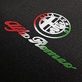 Autoteppich Stylers Fußmatten aus Nadelfilz mit Druck Logo+Schrift Q100_ALFA-L+S-ITA_Alfa_003