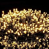 Avoalre 2000er led Lichterkette 50M Weihnachtsbeleuchtung Außen Lichterkette, 8 Modi IP44 Wasserdicht Lichterkette für Weihnachten Garten Party Geburtstag Hochzeit, Warmweiß Lichterk