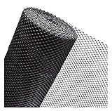 Kunststoffnetz Schwarzes Kunststoffnetz Zaun im Freien Hühnernetze Zuchtnetz Kindersicherheitsnetz Balkon Treppennetz Katzennetz Gartenpflanze Kletternetz (Color : Mesh0.8mm, Size : 1 * 30m)