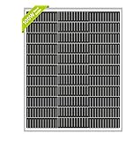 Newpowa® 100 W(Watt) 12V(Volt) Monokristallin Solarpanel Hohe Effizienz Photovoltaik Mono Solarzelle für Wohnmobil Gartenhäuse B