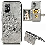 Custodia protettiva Schutzhülle for Xiaomi MI 10 Lite 5G Fall TPU + PU. Dual-Schicht Stoßdämpfe Hybridschutz-robustes Gehäuse (mit Auto-Magnetfunktionanti-Fall-Schutzhülle) Custodia sottile per smartp