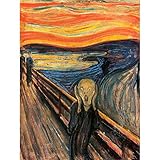 Wee Blue Coo Edvard Munch The Scream Old Master Painting Art Print Poster Wall Decor Kunstdruck Poster Wand-Dekor-12X16 Z