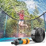 RBSFL Trampolin Sprinkler, das Beste Trampolin Spielzeug für Kinder im Sommer, Verdickter Trampolin Wassersprinkler kann im Trampolin Outdoor, Trampolin Kinder Perfekter Wasserspielzeug Garten, 12M
