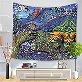 YYRAIN Nordic Polyester Abstrakte Kunst Tapisserie Home Wandkunst Dekoration Tapete Zimmer Hintergrund Tuch Multifunktionale Bettdecke Strandtuch 52x59 Inch[W130xH150cm]