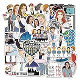 50 Stück Grey's Anatomy Aufkleber Wasserflaschen Laptop Telefon Gitarre Skateboard Computer Fernsehsendung Vinyl Stickers Wasserdicht Ästhetisch TV Show Aufkleber für Jugendliche Kinder Erw